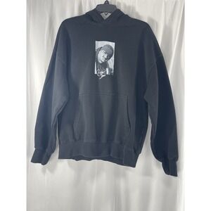 H&M x The Notorious B.I.G. Oversized Fit Printed Black Hoodie Size Large Unisex
